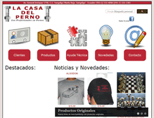 Tablet Screenshot of casadelperno.com